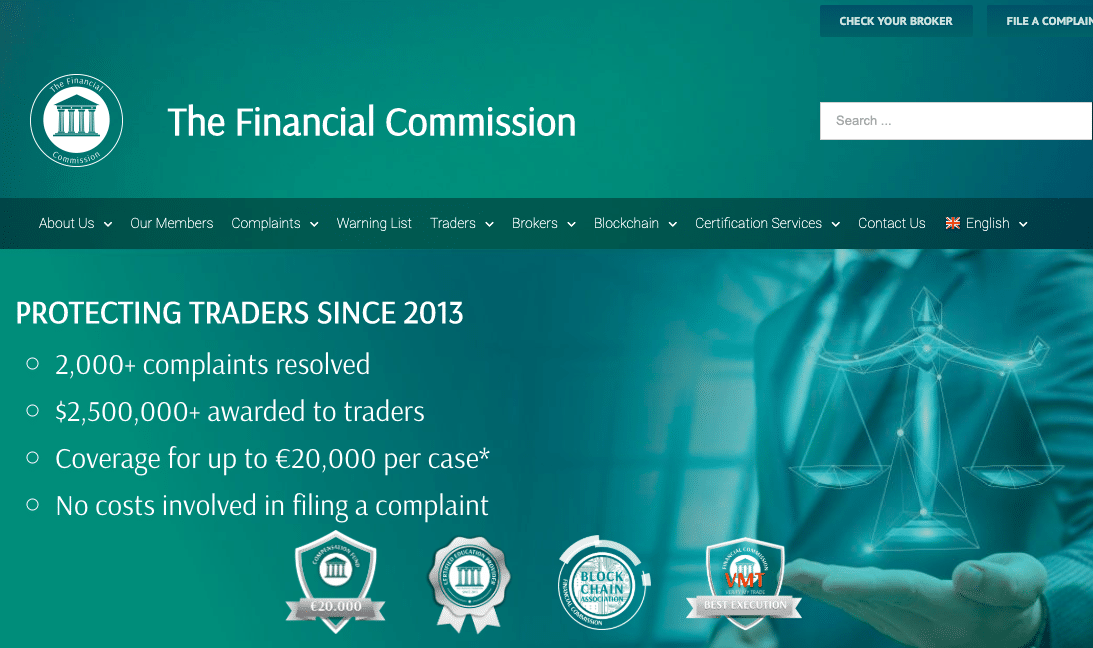 The Financial Commission公式サイト
